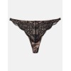 Кружевные трусы стринги Esotiq 39935 TULIA черный+бежевый, Цвет: черный+бежевый, Размеры: S, изображение 4