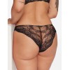 Кружевные трусы бразилиана Esotiq 39936 TULIA черный+бежевый, Цвет: черный+бежевый, Размеры: S, изображение 2