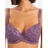 Бюстгальтер балконет пуш-ап Simona M 870 гортензия, Цвет: гортензия, Размеры: 90B