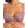 Бюстгальтер балконет пуш-ап Simona M 870 кофейно-розовый, Цвет: кофейно-розовый, Размеры: 90D