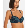 Бюстгальтер балконет пуш-ап биколор Simona M 870/98 кварц-лазурит, Цвет: кварц-лазурит, Размеры: 80C, изображение 5