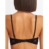 Бюстгальтер балконет пуш-ап флок Simona M 870 бархат черный, Цвет: бархат черный, Размеры: 85D, изображение 2