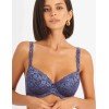 Бюстгальтер балконет пуш-ап Simona M 870 батик, Цвет: батик, Размеры: 75B, изображение 3