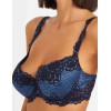 Бюстгальтер балконет пуш-ап биколор Simona M 870 ночь, Цвет: ночь, Размеры: 70E, изображение 3