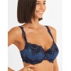 Бюстгальтер балконет пуш-ап биколор Simona M 870 ночь, Цвет: ночь, Размеры: 70E, изображение 5