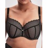 Бюстгальтер полумягкий Alles CHITA PU черный, Цвет: черный, Размеры: 100C