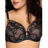 Кружевной бюстгальтер с поролоном Ava YUCCA 1939 черный, Цвет: черный, Размеры: 70E