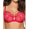 Кружевной бюстгальтер с поролоном Ava YUCCA 1939 U красный, Цвет: красный, Размеры: 80B