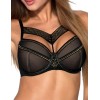 Бюстгальтер балконет пуш-ап Novika LOU LOU N01 U, Цвет: черный, Размеры: 60D