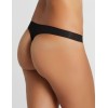 Хлопковые трусы стринги Ysabel Mora 19663 LASERCUT черный, Цвет: черный, Размеры: S