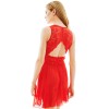 Полупрозрачная сорочка с кружевом Anais MARGARITHA CHEMISE RED, Цвет: красный, Размеры: L/XL, изображение 2