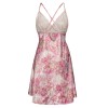 Сорочка с цветочным узором Anais MIYU CHEMISE, Цвет: розовый, Размеры: S/M, изображение 4