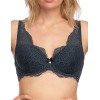 Кружевной бюстгальтер пуш-ап Nipplex ESTERA P-UP графит, Цвет: графит, Размеры: 65E