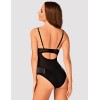 Соблазнительное боди Obsessive MILLADIS TEDDY, Цвет: черный, Размеры: XL/2XL, изображение 3