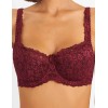 Бюстгальтер балконет Simona M 608 бордо, Цвет: бордо, Размеры: 75F