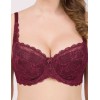 Бюстгальтер на сшивном поролоне Simona M 802/24 бордовый, Цвет: бордо, Размеры: 75G
