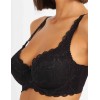 Бюстгальтер на сшивном поролоне Simona M 802/24 черный, Цвет: черный, Размеры: 75F, изображение 4