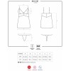 Сексуальная сорочка Obsessive 810 CHEMISE черный, Цвет: черный, Размеры: S/M, изображение 5