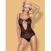 Эротическое боди Obsessive 812 TEDDY, Цвет: черный, Размеры: S/M