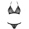 Сексуальный комплект Obsessive 828 SET, Цвет: черный, Размеры: L/XL, изображение 3