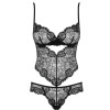 Эротическое боди Obsessive ALLURIA TEDDY черный, Цвет: черный, Размеры: L/XL, изображение 3
