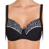 Бюстгальтер купальный с мягкими чашками Felina 5256287, Цвет: черный набивной, Размеры: 95F