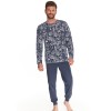 Мужская пижама Taro 2643/2644 GREG темно-синий, Цвет: темно-синий, Размеры: XL, изображение 2