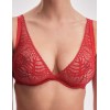 Кружевной бюстгальтер на монокаркасе Alles BEVERLY M BRALETTE красный, Цвет: красный, Размеры: 65C