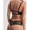 Кружевной бюстгальтер на монокаркасе Alles BEVERLY M BRALETTE черный, Цвет: черный, Размеры: 70C, изображение 5