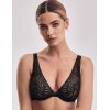 Кружевной бюстгальтер на монокаркасе Alles BEVERLY M BRALETTE черный, Цвет: черный, Размеры: 70C, изображение 3