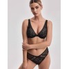 Кружевной бюстгальтер на монокаркасе Alles BEVERLY M BRALETTE черный, Цвет: черный, Размеры: 70C, изображение 6