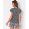 Пижама женская с шортами Aruelle KIMBERLY, Цвет: серый, Размеры: XS, изображение 2