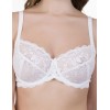 Бюстгальтер мягкий кружевной Karina LM 535 белый, Цвет: белый, Размеры: 85E