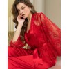 Атласный комплект тройка Mia-Amore ESTER 7296 красный, Цвет: красный, Размеры: M, изображение 4