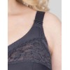 Бюстгальтер мягкий без каркасов Misstyle 4120 / 4121 антрацит, Цвет: антрацит, Размеры: 90J, изображение 3
