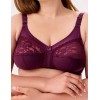 Бюстгальтер мягкий без каркасов Misstyle 4120 / 4121 темный виноград, Цвет: темный виноград, Размеры: 80E