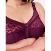 Бюстгальтер мягкий без каркасов Misstyle 4120 / 4121 темный виноград, Цвет: темный виноград, Размеры: 80E, изображение 5