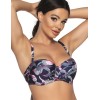 Пляжный бюстгальтер бандо AVA SK167 P-UP, Цвет: темно-синий, Размеры: 95D, изображение 2
