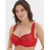 Бюстгальтер мягкий с подкроем Elli 1012 красный, Цвет: красный, Размеры: 80E, изображение 3