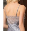 Сорочка короткая атласная Mia-Amore JOANNA 7310 серебристый, Цвет: серебристый, Размеры: 3XL, изображение 4