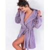 Короткий халат с капюшоном Sensis AMETHYST, Цвет: сиреневый, Размеры: S/M