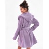 Короткий халат с капюшоном Sensis AMETHYST, Цвет: сиреневый, Размеры: S/M, изображение 2