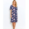 Ночная сорочка с коротким рукавом Taro 2879/2927 ELLIE, Цвет: синий/розовый, Размеры: S, изображение 3