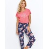 Женская пижама с брюками Taro 2884/2930 JOYCE, Цвет: синий/розовый, Размеры: S, изображение 2