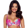 Верх купальника на тонком поролоне Ava SK163 U Pastel Tie Dye, Цвет: розовый микс, Размеры: 90I, изображение 3