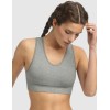 Спортивный бюстгальтер без застежки Dim SPORT 0BV8 серая галька, Цвет: серая галька, Размеры: S, изображение 3