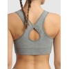 Спортивный бюстгальтер без застежки Dim SPORT 0BV8 серая галька, Цвет: серая галька, Размеры: S, изображение 2