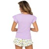 Женская пижама с шортами Donna ANANAS 1/2 VIOLET, Цвет: фиолетовый, Размеры: XL, изображение 2