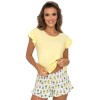Женская пижама с шортами Donna ANANAS 1/2 YELLOW, Цвет: желтый, Размеры: XL