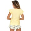 Женская пижама с шортами Donna ANANAS 1/2 YELLOW, Цвет: желтый, Размеры: XL, изображение 2